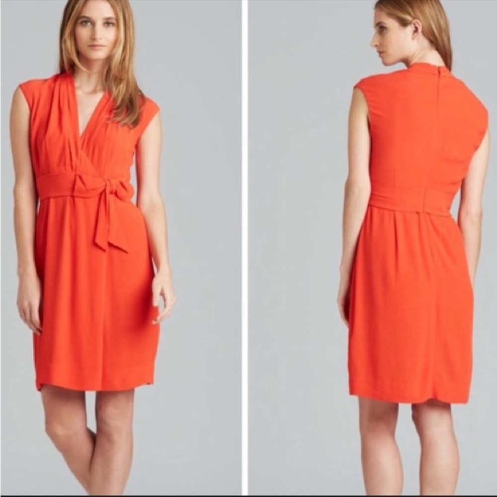 Kate Spade orange bow villa dress
